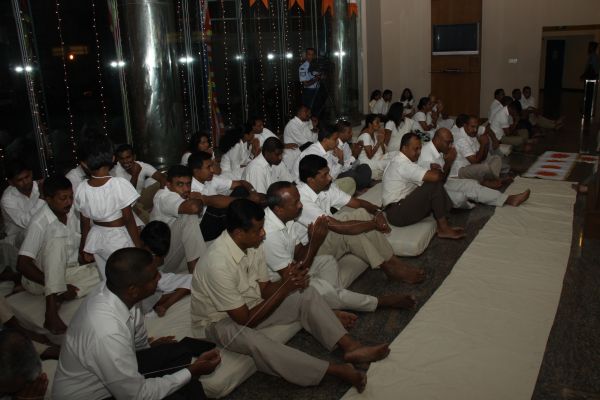All Night Pirith Chanting and Alms Giving at Air Force Headquarters