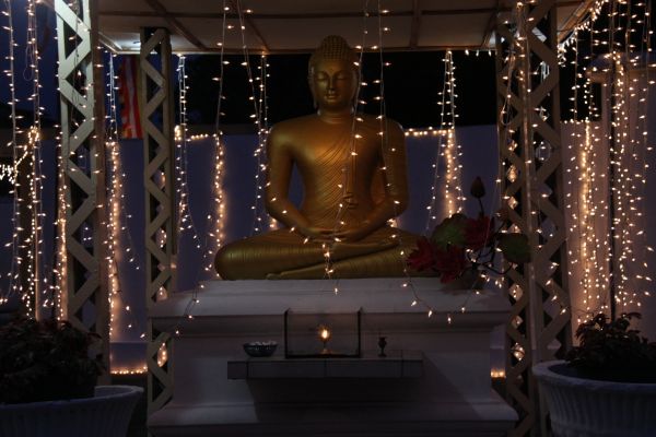 All Night Pirith Chanting and Alms Giving at Air Force Headquarters