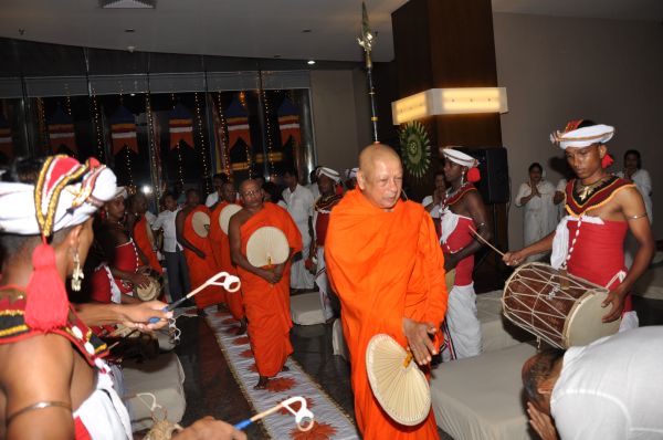 All Night Pirith Chanting and Alms Giving at Air Force Headquarters
