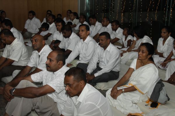 All Night Pirith Chanting and Alms Giving at Air Force Headquarters