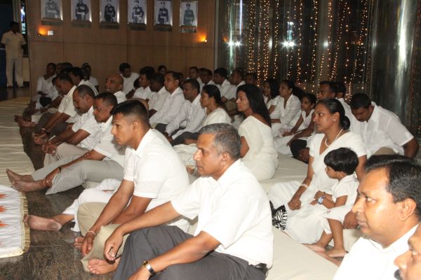 All Night Pirith Chanting and Alms Giving at Air Force Headquarters