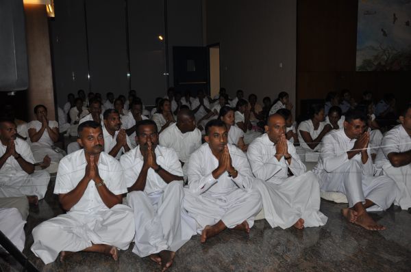 All Night Pirith Chanting and Alms Giving at Air Force Headquarters