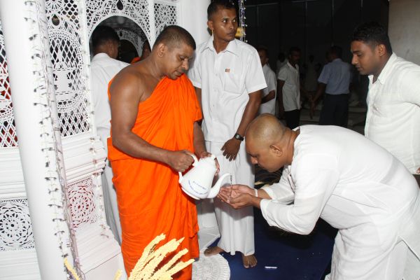 All Night Pirith Chanting and Alms Giving at Air Force Headquarters