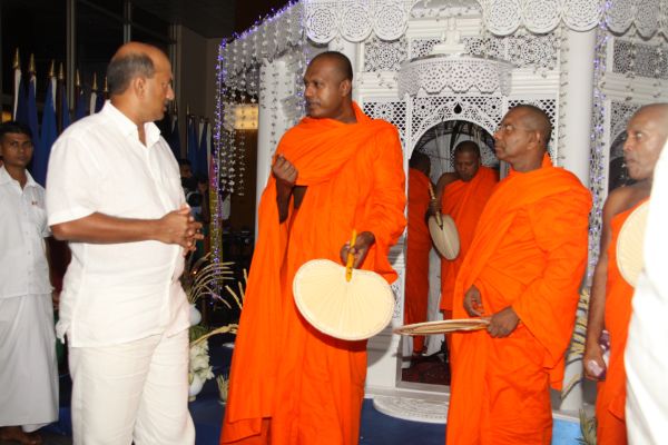 All Night Pirith Chanting and Alms Giving at Air Force Headquarters