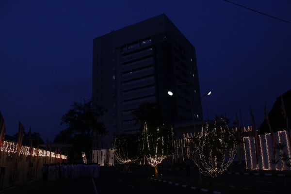 All Night Pirith Chanting and Alms Giving at Air Force Headquarters
