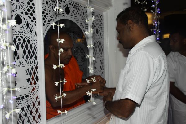 All Night Pirith Chanting and Alms Giving at Air Force Headquarters