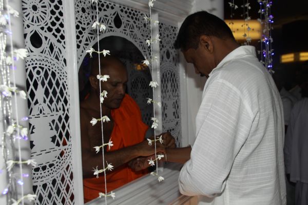 All Night Pirith Chanting and Alms Giving at Air Force Headquarters