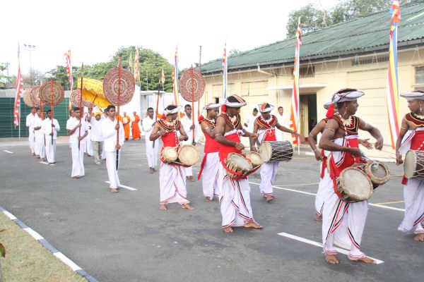 All Night Pirith Chanting and Alms Giving at Air Force Headquarters