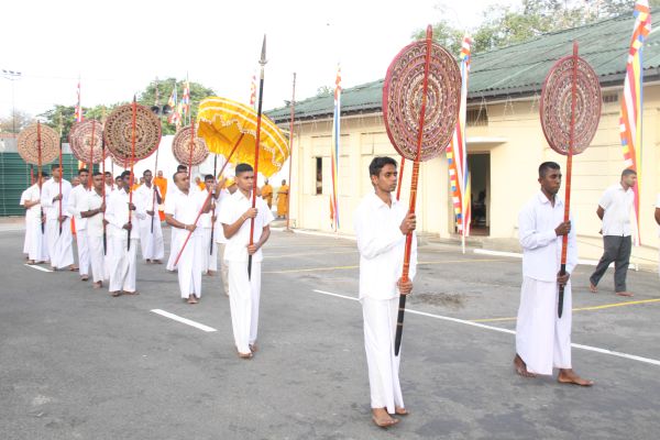 All Night Pirith Chanting and Alms Giving at Air Force Headquarters