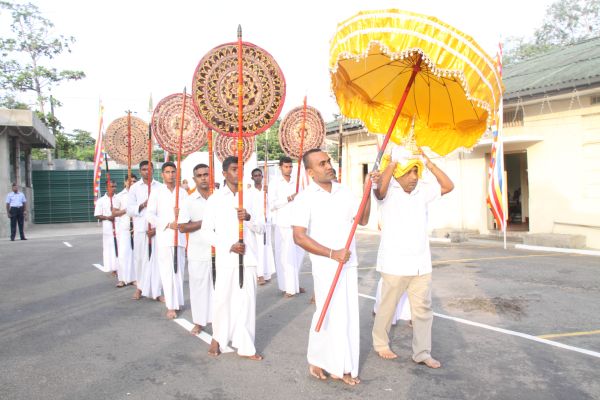 All Night Pirith Chanting and Alms Giving at Air Force Headquarters