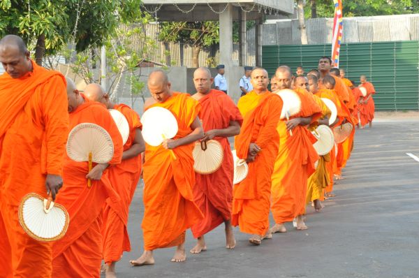 All Night Pirith Chanting and Alms Giving at Air Force Headquarters