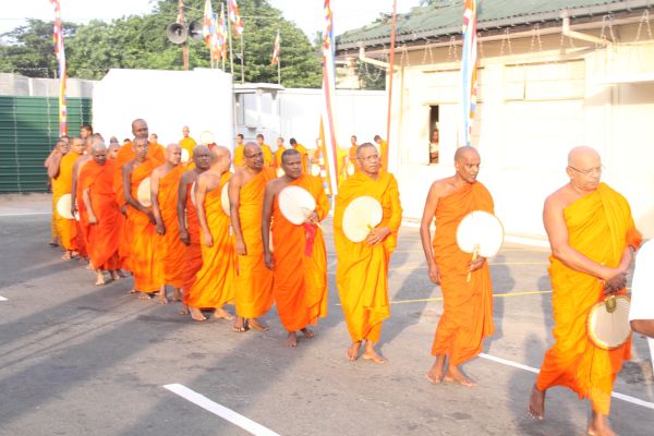 All Night Pirith Chanting and Alms Giving at Air Force Headquarters