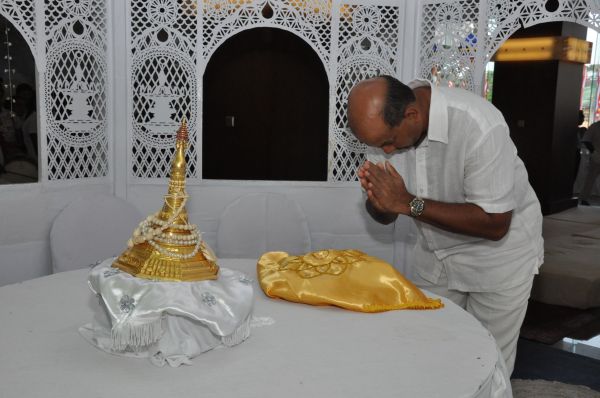 All Night Pirith Chanting and Alms Giving at Air Force Headquarters