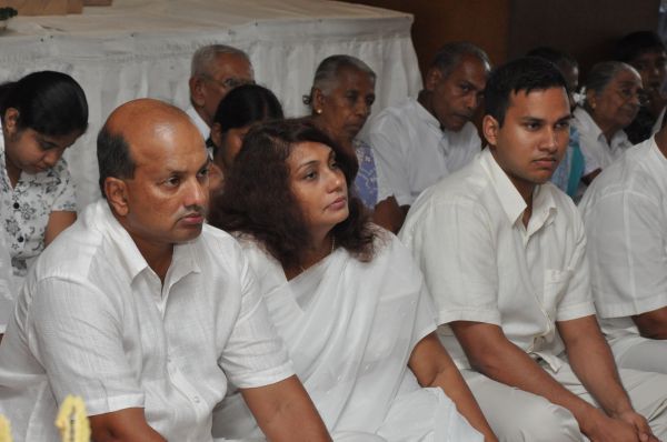 All Night Pirith Chanting and Alms Giving at Air Force Headquarters
