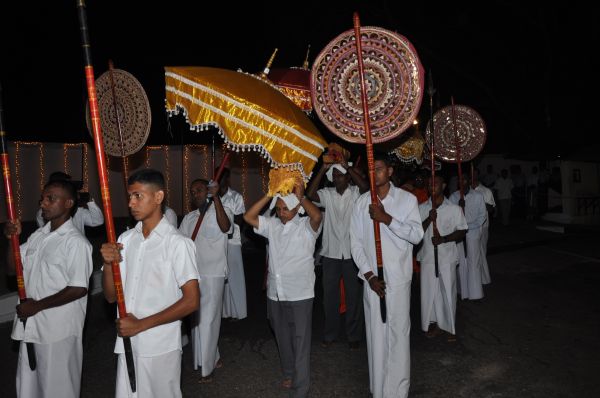 All Night Pirith Chanting and Alms Giving at Air Force Headquarters