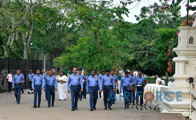 SLAF Holds Religious Ceremony at Temple of the Sacred Tooth for the 9th Consecutive Year