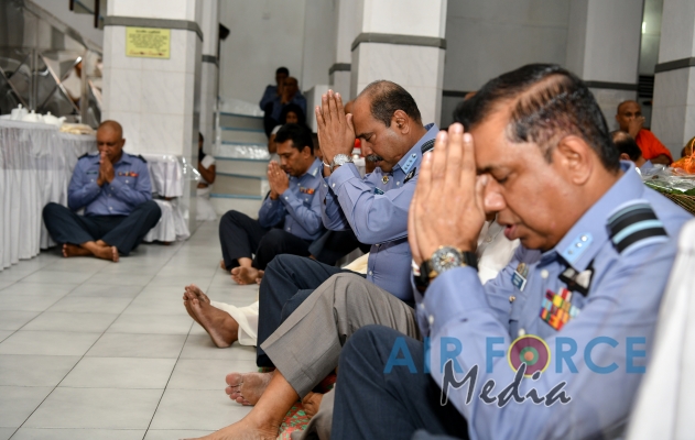SLAF Holds Religious Ceremony at Temple of the Sacred Tooth for the 9th Consecutive Year