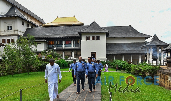 SLAF Holds Religious Ceremony at Temple of the Sacred Tooth for the 9th Consecutive Year