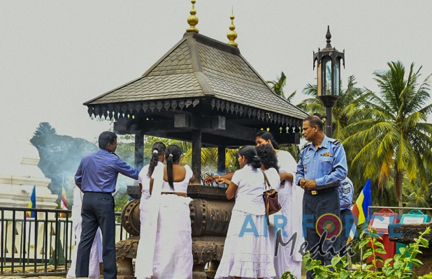 SLAF Holds Religious Ceremony at Temple of the Sacred Tooth for the 9th Consecutive Year