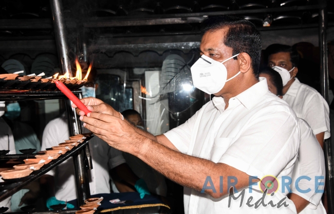 SLAF conducts Annual Religious Ceremony at Temple of the Sacred Tooth in Kandy