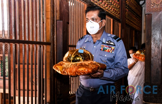 SLAF conducts Annual Religious Ceremony at Temple of the Sacred Tooth in Kandy