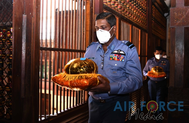 SLAF conducts Annual Religious Ceremony at Temple of the Sacred Tooth in Kandy