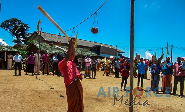 SLAF Celebrates Avurudu Amidst the Clouds at Pidurutalagala