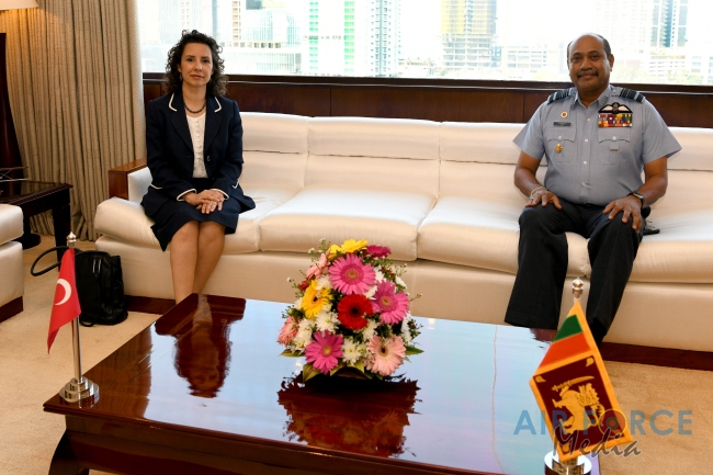 New Turkey envoy to Sri Lanka calls on Commander of the Sri Lanka Air Force