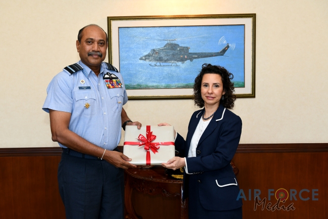 New Turkey envoy to Sri Lanka calls on Commander of the Sri Lanka Air Force