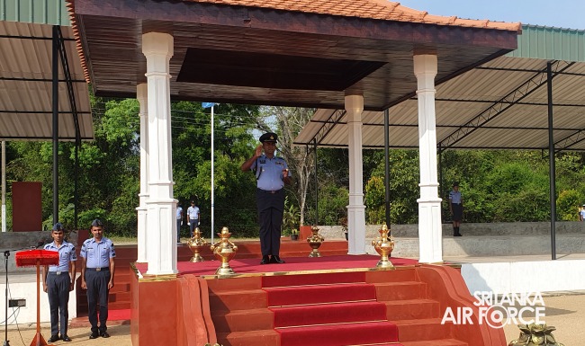 CHANGE OF COMMAND AT SLAF STATION AMPARA