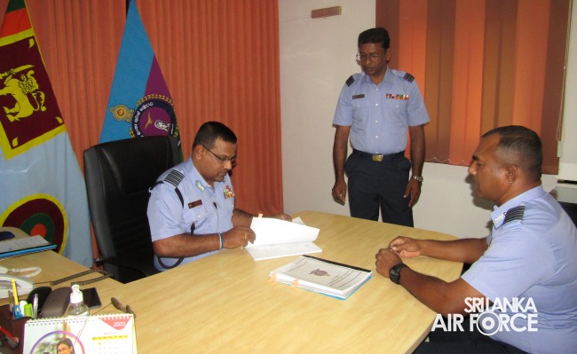CHANGE OF COMMAND AT SLAF STATION AMPARA