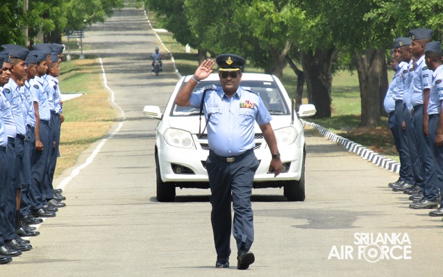 CHANGE OF COMMAND AT SLAF STATION AMPARA