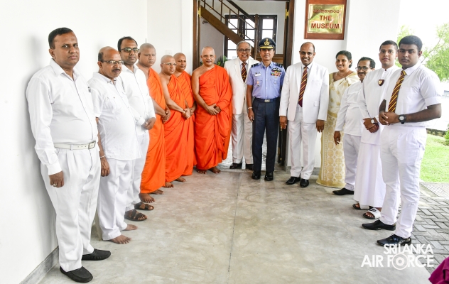 AIR
MARSHAL UDENI RAJAPAKSA GRACES 'ANANDA MUSEUM' INAUGURATION AS SPECIAL
GUEST OF HONOUR