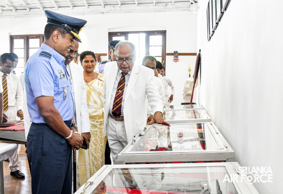 AIR
MARSHAL UDENI RAJAPAKSA GRACES 'ANANDA MUSEUM' INAUGURATION AS SPECIAL
GUEST OF HONOUR