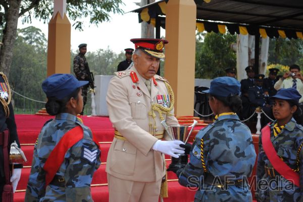 වාර්ෂික කාන්තා ගුවන් ශිෂ්ය භට ඇගයීමේ කඳවුර දියතලාවේදී..