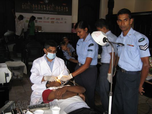 Annual Oral Health Care Programme at The Temple of Tooth Relic in
Kandy