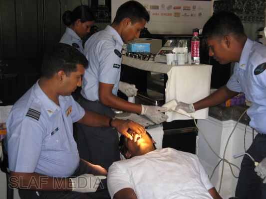 Annual Oral Health Care Programme at The Temple of Tooth Relic in
Kandy