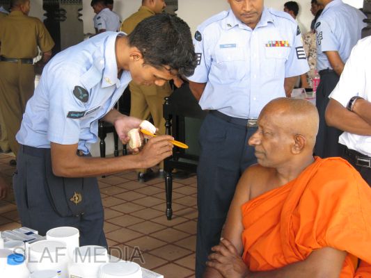 Annual Oral Health Care Programme at The Temple of Tooth Relic in
Kandy