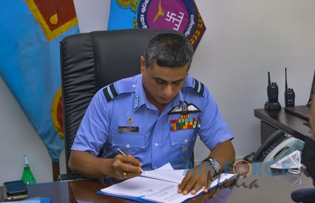 CHANGE OF COMMAND AT SLAF BASE ANURADHAPURA