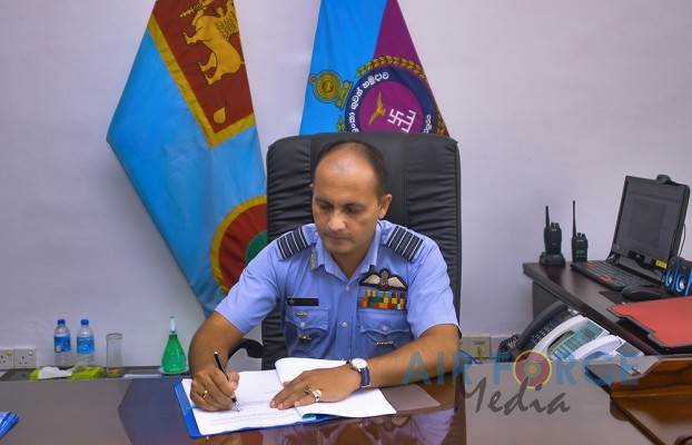 CHANGE OF COMMAND AT SLAF BASE ANURADHAPURA