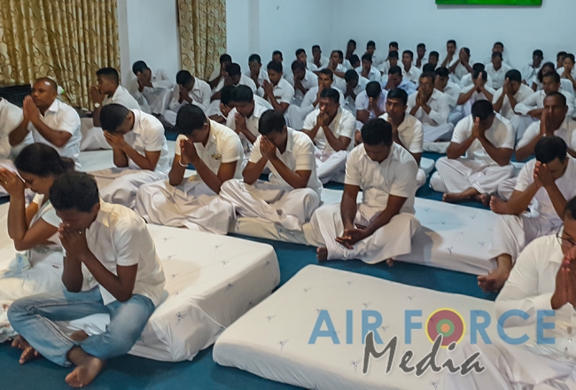 The Annual All Night Pirith Chanting Ceremony at SLAF Station Batticaloa