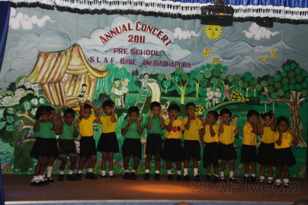 The Annual Concert of International Pre School at SLAF Base Anuradhapura