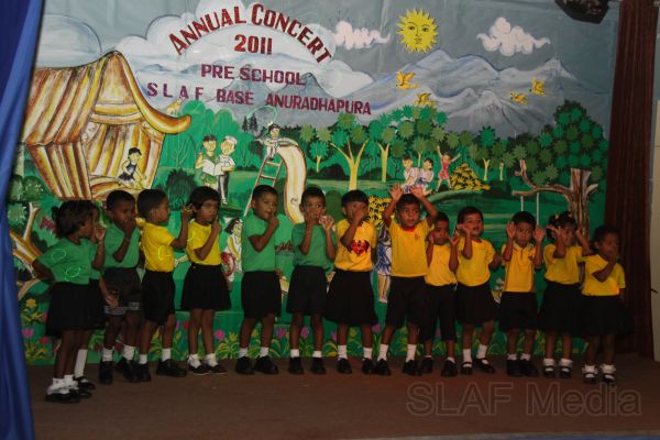 The Annual Concert of International Pre School at SLAF Base Anuradhapura