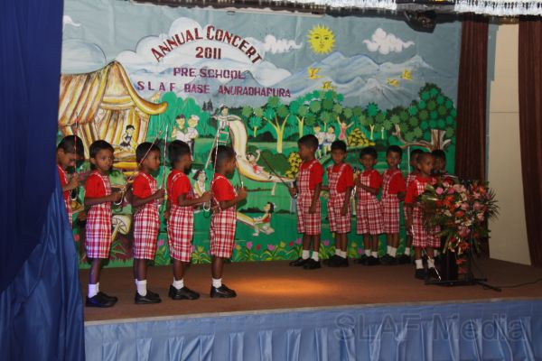 The Annual Concert of International Pre School at SLAF Base Anuradhapura