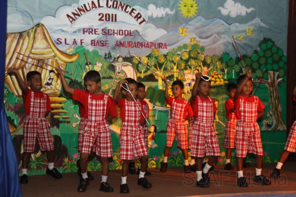The Annual Concert of International Pre School at SLAF Base Anuradhapura