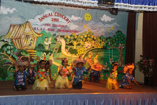 The Annual Concert of International Pre School at SLAF Base Anuradhapura