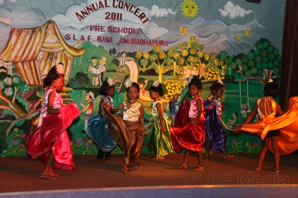 The Annual Concert of International Pre School at SLAF Base Anuradhapura