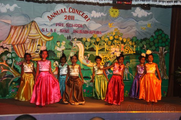 The Annual Concert of International Pre School at SLAF Base Anuradhapura