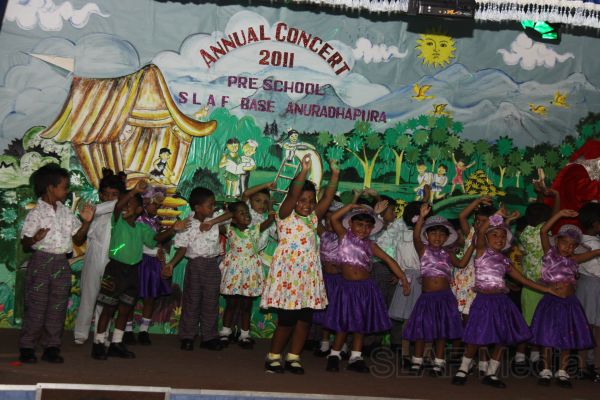 The Annual Concert of International Pre School at SLAF Base Anuradhapura