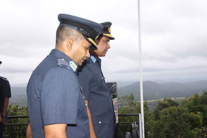 මීරිගම කඳවුරේ ගුවන් හමුදාධිපති තුමාගේ වාර්ෂික පරීක්ෂණය සිදු කරයි.